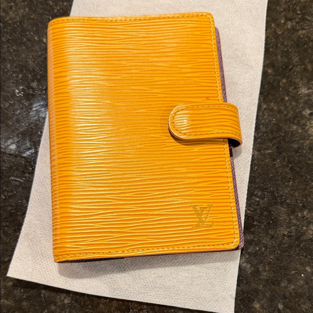 Louis Vuitton Yellow Epi Leather Wallet